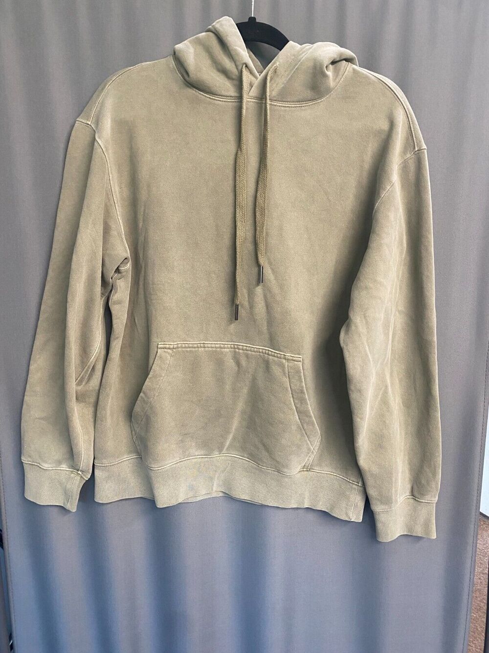 Rails Hoodie Men's Olive Green Long Sleeve Drawstring Pullover Sweatshirts B78